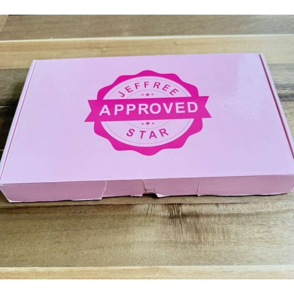 Jeffree Star Cosmetics Approved Stamp Hand Mirror - Pink Chrome - NIB Authentic